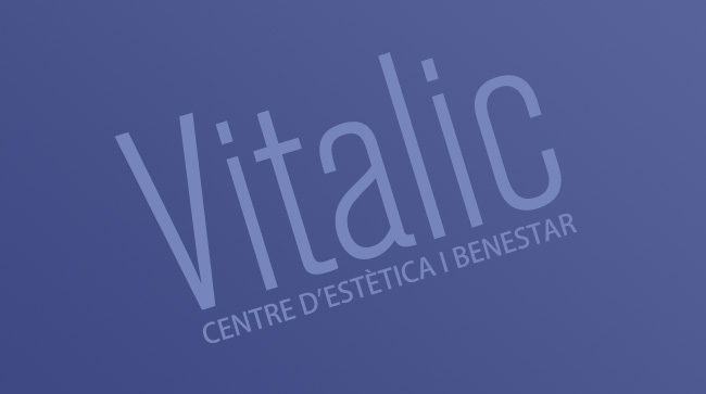 Vitalic - Centre d'estètica i benestar - Logotipo